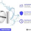 Chrome - HOME SO Suction Cup Hooks T Shape