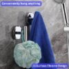 HOME SO Suction Cup Hooks T Shape - Chrome